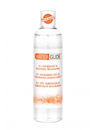 Гель-смазка 2-в-1 MASSAGE   LUBRICANT GUARANA - 300 мл. - Waterglide - купить с доставкой в Раменском