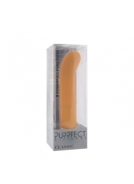 Телесный вибратор PURRFECT SILICONE CLASSIC G-SPOT - 17,5 см. - Dream Toys