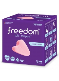 Женские гигиенические тампоны без веревочки FREEDOM normal - 3 шт. - Freedom - купить с доставкой в Раменском