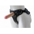 Черный пояс-трусики с двумя насадками Soft-Dolli - 16,5 и 10,5 см. - LOVETOY (А-Полимер) - купить с доставкой в Раменском