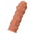 Телесная реалистичная насадка KOKOS Extreme Sleeve 11 с дополнительной стимуляцией - 12,7 см. - KOKOS - в Раменском купить с доставкой