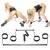 Комплект наручников и наножников с распорками Spread  em Bar and Cuff Set - Pipedream - купить с доставкой в Раменском