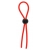 Красное эрекционное лассо с одной бусиной-утяжкой STRETCHY THIN LASSO - Dream Toys - в Раменском купить с доставкой