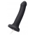 Черный фаллос с имитацией эякуляции Silicon Cum Dildo L - 19,6 см. - Strap-on-me - купить с доставкой в Раменском
