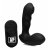 Черный стимулятор простаты Alpha-Pro 7X P-Milker Silicone Prostate Stimulator with Milking Bead - XR Brands - в Раменском купить с доставкой