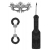 Черный игровой набор Introductory Bondage Kit №4 - Shots Media BV - купить с доставкой в Раменском
