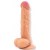 Телесный фаллоимитатор на присоске Reliable - 18,9 см. - Lola Games