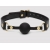 Черный кляп-шар Bound to You Faux Leather Ball Gag - Fifty Shades of Grey - купить с доставкой в Раменском