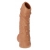 Телесная насадка с пупырышками и открытой головкой Nude Sleeve M - 12 см. - KOKOS - в Раменском купить с доставкой