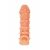 Телесная закрытая насадка с пупырышками Cock Sleeve Size M - 15,6 см. - KOKOS - в Раменском купить с доставкой