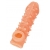 Телесная закрытая насадка с пупырышками Cock Sleeve Size L - 17,6 см. - KOKOS - в Раменском купить с доставкой