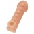 Телесная закрытая насадка с шишечками Cock Sleeve Size L - 17,6 см. - KOKOS - в Раменском купить с доставкой