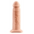 Телесный реалистичный фаллоимитатор с полостью Silicone Hollow Extension - 20 см. - Pipedream - купить с доставкой в Раменском
