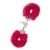 Металлические наручники с красной меховой опушкой METAL HANDCUFF WITH PLUSH RED - Dream Toys - купить с доставкой в Раменском