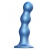 Голубая насадка Strap-On-Me Dildo Plug Balls size S - Strap-on-me - купить с доставкой в Раменском