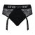 Черные трусики для насадок Diva Lingerie Harness - size S - Strap-on-me - купить с доставкой в Раменском