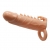 Телесная удлиняющая насадка Penis Sleeve Emmitt - 17 см. - Baile - в Раменском купить с доставкой