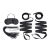 Эротический набор 4PC Bondage Bed Strap   Flogger Kit - Lux Fetish - купить с доставкой в Раменском