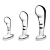 Набор из 3 стальных стимуляторов простаты Stainless Steel P-spot Training Set - b-Vibe - в Раменском купить с доставкой