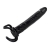 Чёрная насадка-фаллос для двойного проникновения INFLATABLE DILDO SLIM DONG  - 13,5 см. - Toyz4lovers - в Раменском купить с доставкой