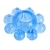 Голубая гелевая насадка-цветок - Toyfa Basic - в Раменском купить с доставкой