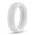 Белое люминесцентное эрекционное кольцо Silicone Glo Cock Ring - Blush Novelties - в Раменском купить с доставкой