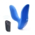 Синий вибромассажер простаты 3,5’’ Remote Control Curve P-spot Massager - 12 см. - Erokay - в Раменском купить с доставкой