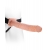 Фаллопротез телесного цвета Hollow Strap-On - 29 см. - Pipedream - купить с доставкой в Раменском