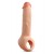 Телесная насадка-удлинитель Thrive 8.75 Inch Realistic Penis Extender Sleeve - 22,2 см. - Blush Novelties - в Раменском купить с доставкой