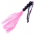 Розовая силиконовая плеть - 35,5 см. - Boys of Toys - купить с доставкой в Раменском