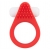 Красное эрекционное кольцо LIT-UP SILICONE STIMU RING 1 RED - Dream Toys - в Раменском купить с доставкой