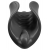 Чёрный мастурбатор Vibrating Silicone Stimulator с вибрацией - Pipedream - в Раменском купить с доставкой