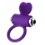 Фиолетовое виброкольцо с ресничками JOS PERY - JOS - в Раменском купить с доставкой