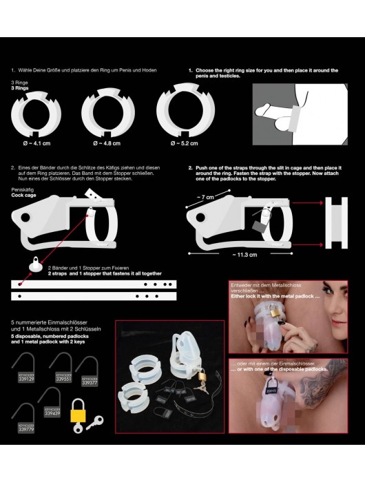 Набор для мужского пояса верности Cock Cage Set - Orion - купить с доставкой в Раменском