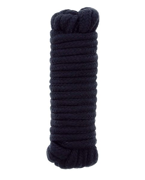 Чёрная веревка для связывания BONDX LOVE ROPE - 5 м. - Dream Toys - купить с доставкой в Раменском