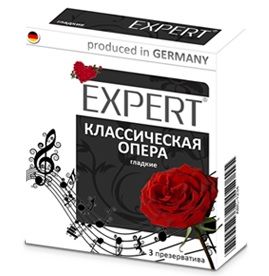 Гладкие презервативы Expert  Классическая опера  - 3 шт. - Expert - купить с доставкой в Раменском