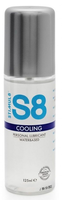 Охлаждающий лубрикант на водной основе S8 Cooling Lube - 125 мл. - Stimul8 - купить с доставкой в Раменском
