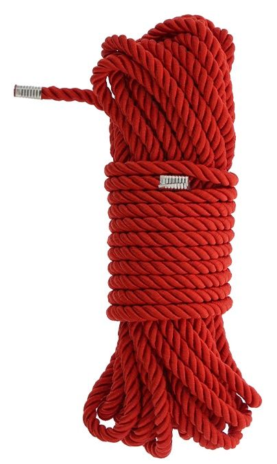 Красная веревка DELUXE BONDAGE ROPE - 10 м. - Dream Toys - купить с доставкой в Раменском