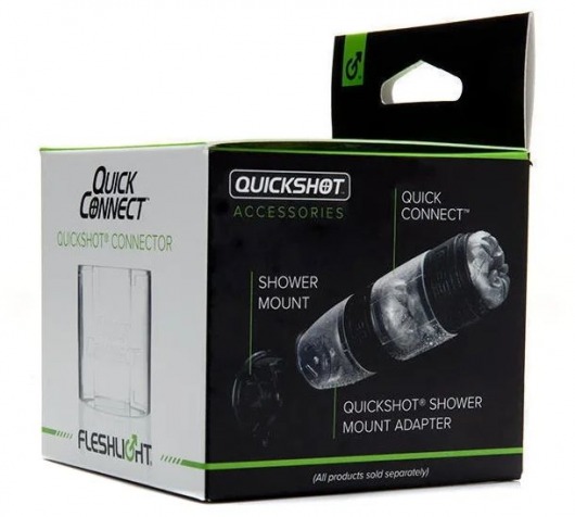 Коннектор для мастурбаторов серии Quickshot - Quick Connect - Fleshlight - в Раменском купить с доставкой