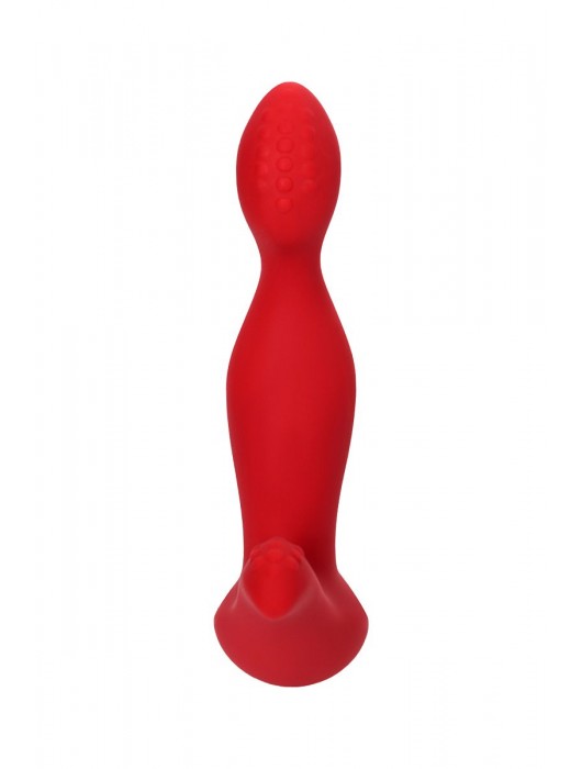 Красный силиконовый вибростимулятор простаты Proman - 12,5 см. - ToyFa - в Раменском купить с доставкой