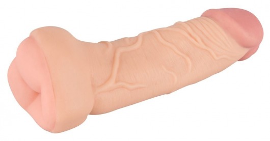 Телесная насадка-мастурбатор 2-in-1 Extension Masturbator - 21 см. - Orion - в Раменском купить с доставкой