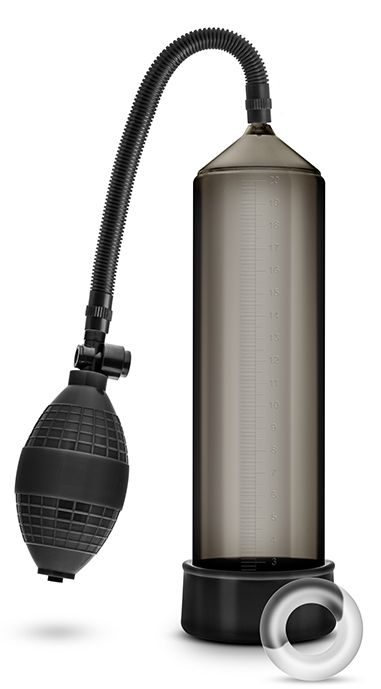 Черная вакуумная помпа VX101 Male Enhancement Pump - Blush Novelties - в Раменском купить с доставкой