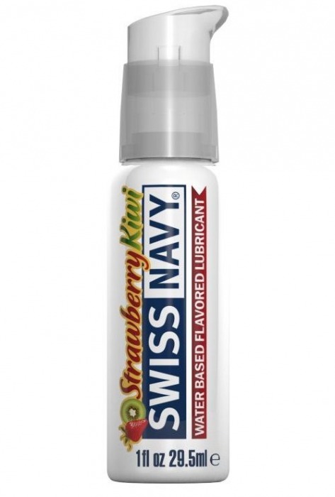 Лубрикант Swiss Navy Strawberry Kiwi Lube с ароматом клубники и киви - 29,5 мл. - Swiss navy - купить с доставкой в Раменском