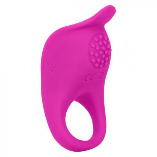 Ярко-розовое эрекционное виброкольцо Silicone Rechargeable Teasing Enhancer - California Exotic Novelties - в Раменском купить с доставкой