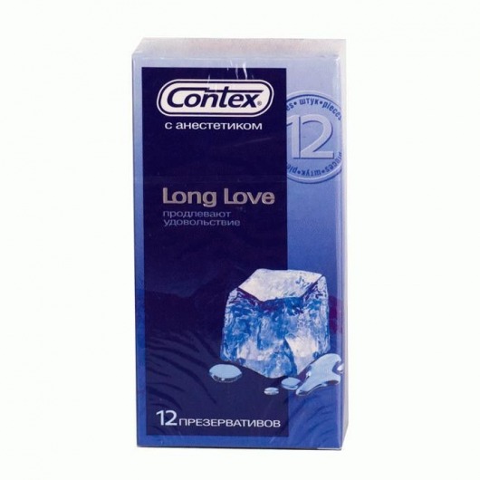 Презервативы с продлевающей смазкой Contex Long Love - 12 шт. - Contex - купить с доставкой в Раменском