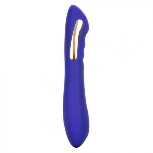 Фиолетовый вибратор с электростимуляцией Intimate E-Stimulator Petite Wand - 18,5 см. - California Exotic Novelties - купить с доставкой в Раменском