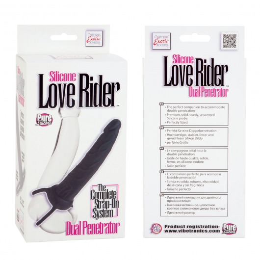 Насадка на пенис Silicone Love Rider Dual Penetrator для двойного проникновения - 14 см. - California Exotic Novelties - в Раменском купить с доставкой