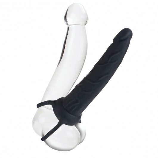 Насадка на пенис Silicone Love Rider Dual Penetrator для двойного проникновения - 14 см. - California Exotic Novelties - в Раменском купить с доставкой