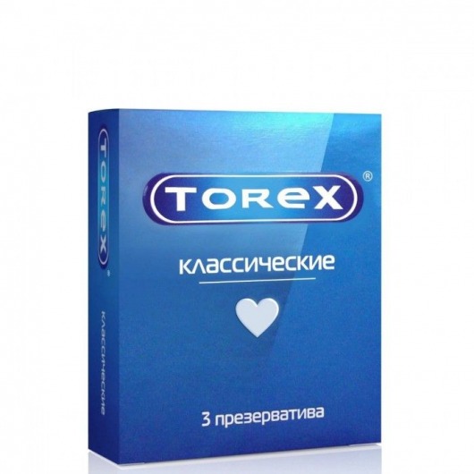 Гладкие презервативы Torex  Классические  - 3 шт. - Torex - купить с доставкой в Раменском