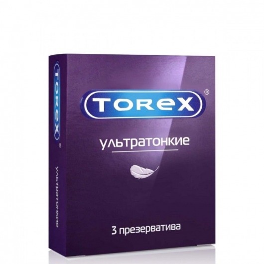 Презервативы Torex  Ультратонкие  - 3 шт. - Torex - купить с доставкой в Раменском